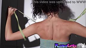 look at layla balan undressing her petite asian body, revealing those small tits and pussy?