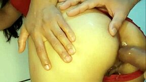 Young Slut’s Ass Pounded in Bathroom with Huge Load