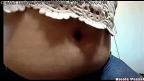 Hey, grab my belly and play with it in this free video!