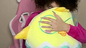 Hot School Girl in Uniform Teases Older Daddy to Explode