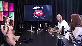 i'm chatting dirty with tati weg on sensualcast, feeling sensual in lingerie before assfucking