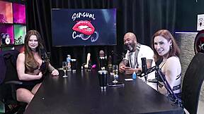 i'm chatting dirty with tati weg on sensualcast, feeling sensual in lingerie before assfucking