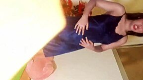 Redhead bent over for intense doggystyle orgasm