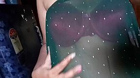 indian woman performs self-pleasure and releases fluid