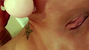 belle petite masturbates her sexy pussy like a real doll