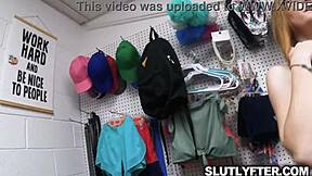 Redhead Amber Stark Steals Panties And Gets Fingered By Officer Rusty Nails