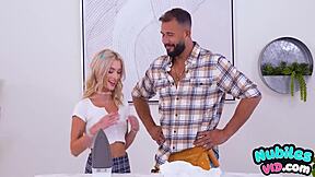 Sweet Stepdaughter Emma Rosie, Want to Get Creampied by Me?