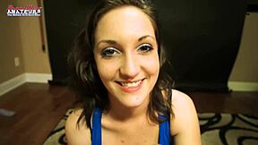 i love skinny coed ryann's footjob, her shaved twat fingered bent over