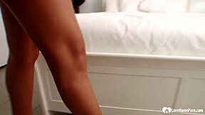 wow, this amazing babe strips and sucks cock! you gotta see her petite body in action!