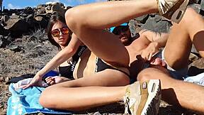 Risky vacation sex with brunette teen 18+ amateur Yoya Grey!