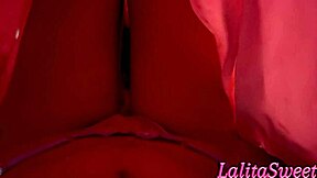 I got excited with my sister's boyfriend next to me and came waiting for him to fuck me