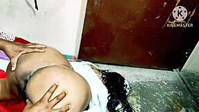 Indian teen sucks monster cock hard