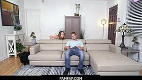 two teen step sisters threesome with step brother everly haze sophia sweet