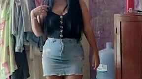 Sol, the sexy Latina virgin, rocks miniskirts and heels with pure hotness.