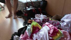 whoa, big dick threesome party in school skirts backstage! 🎉