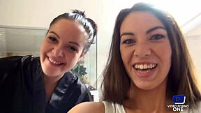 Steamy lesbian session in the bathtub with Tiffany and Dolly! 🛁