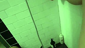 Young 18+ Saudi Girl Masturbates Tight Pussy in Shower