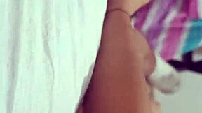 Watch This Young Amateur Stroke Neighbor's Cock Alone At Home!