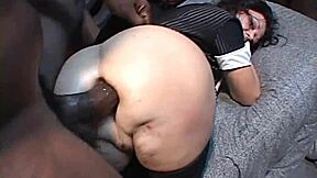 Debella Bent Over for Young 18+ Cock in Doggystyle Double Penetration