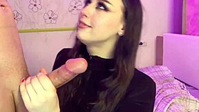 Posin with cum on my face like a real slt, after blowjob and fuckin