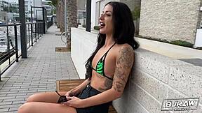 Hey, skinny brunette bjraw cumming on charlie valentine