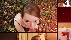 British teen mocks your tiny cock with a cheeky laugh.