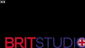 Victoria Greene, office secretary, sucks huge anonymous cock in lingerie for first time cumshot close up.