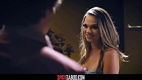 brunette girlfriend has sneaky sex with boyfriend 😈