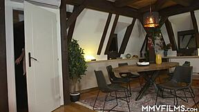 european beauty gets fucked by a large dick