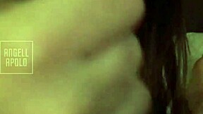 Big-assed blonde stepsister lounges in hotel