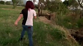 Morrita Screwing in the Hills, Feeling Wild with Neighbors Watching