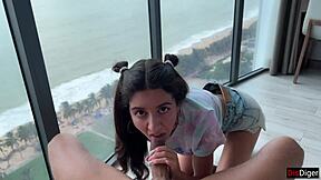 if ya hit hoop 10 times, i let ya cum inside... oops