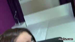 Cute Czech teen 18+ gets teased at the shop and drilled in POV.