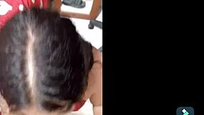 Why do these three latina teens crave facials?