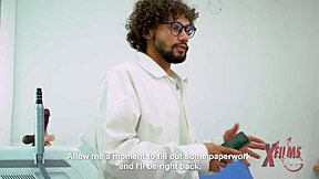 doctor bangs two shy lesbians in ass durin exam oops