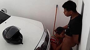 Delicious Blowjobs To Stepbrother's Rich Cock On Bed?