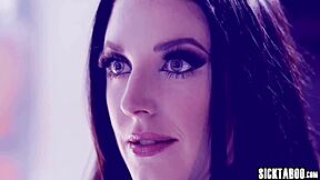 watch tattooed blonde olyssia insert a dildo in her twat before squirting?