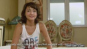 Lovesome Girl Reveals Juicy Pussy in First-Time Defloration