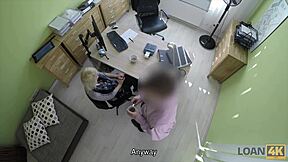 Loan4k agent bangs tight pussy and approves loan 😏