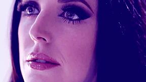 watch tattooed blonde olyssia insert a dildo in her twat before squirting?