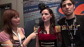 Fionnaandjimmy Show Big Tits on Chaturbate at AE Expo