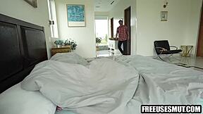 hot black teen gets fucked at the pool, but is it just a dip?