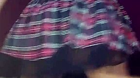 Blonde teen pounded while sucking monster black cock.