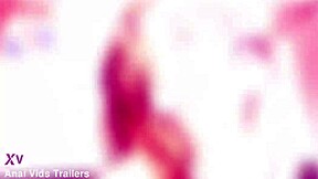 Foxy lee in 2on1 dp balls deep rough sex cum in mouth