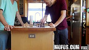 cece capella's perky big tits on camera, latina teen gets pov facial cumshot