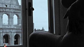 Double anal fisting for Lady Ana in epic Colosseum scene