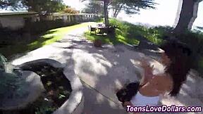 pov teen fucks for cash