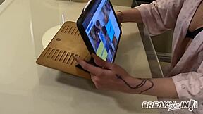 Remi Dolce's only anal scene with black blonde vibe