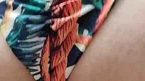 The athletic redhead with a big ass experiences her first public outdoor fuck, screaming in pleasure amidst the fitness enthusiasts.