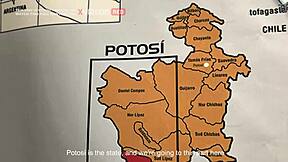 Latina babe fucks big cock outdoors in Bolivia 😍